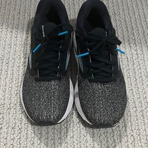 Brooks Black and Gray Athletic Shoes
